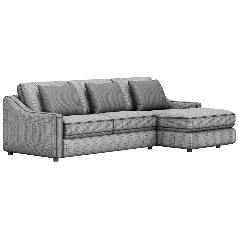 Ashby Sofa Two-Piece Chaise Sectional By Arhaus - Image 3