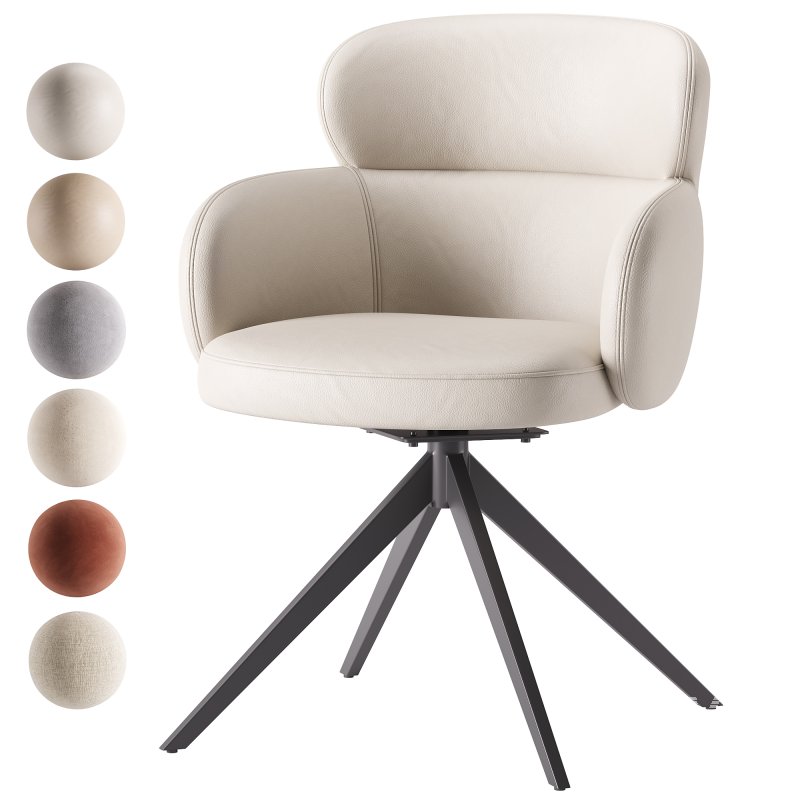 Melville Swivel Dining Chair - Image 5