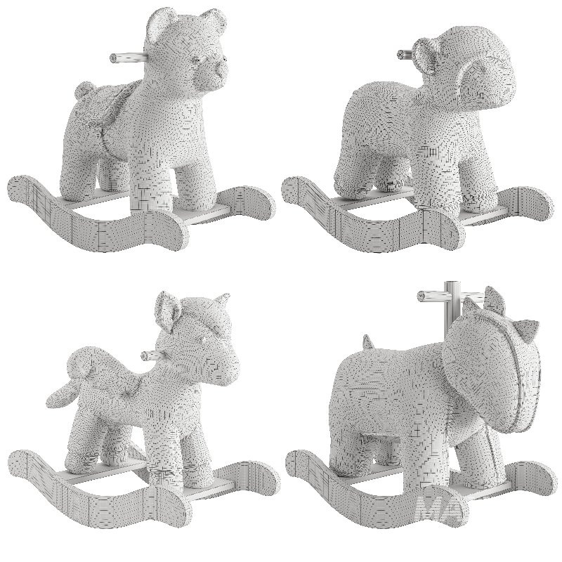 Rocking Plush Toys 03-Pottery barn - Image 4