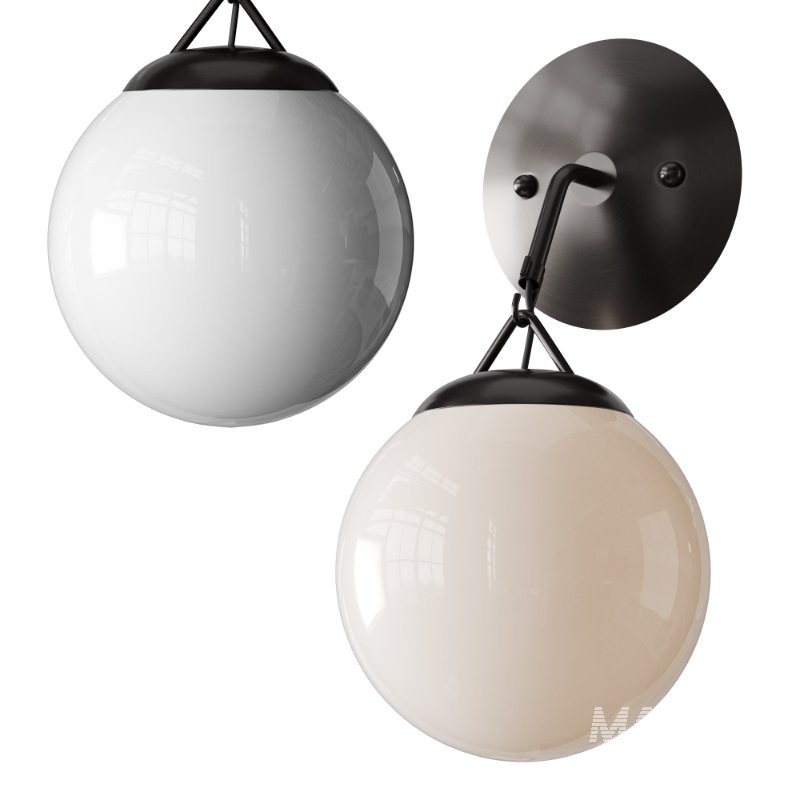 Hooked Globe Sconce - Image 1