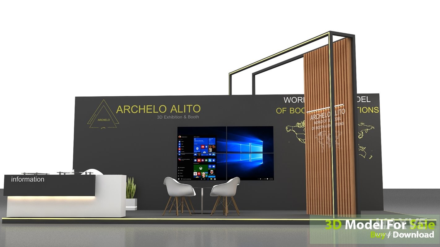 3d kiosk booth exhibition - Image 4