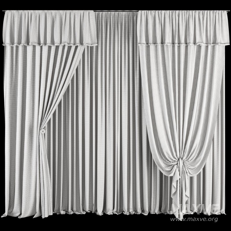 Silk and Cotton Curtain Set 94 - Image 5