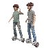 Child playing Hoverboard - Thumbnail 2