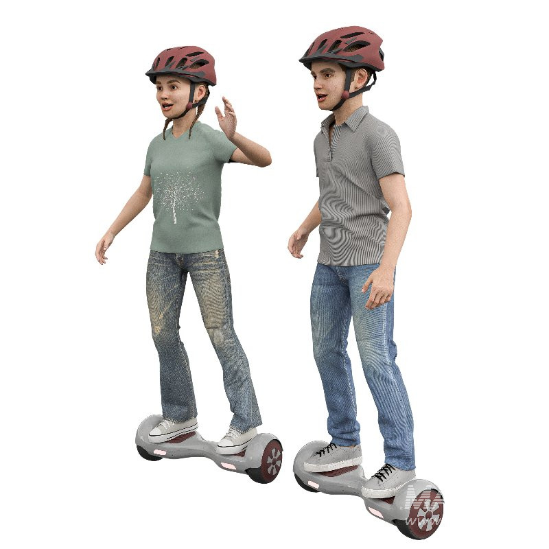Child playing Hoverboard - Image 2