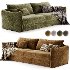 Chelsea Modern Classic Beige Upholstered Cushion Back Sofa - Thumbnail 2