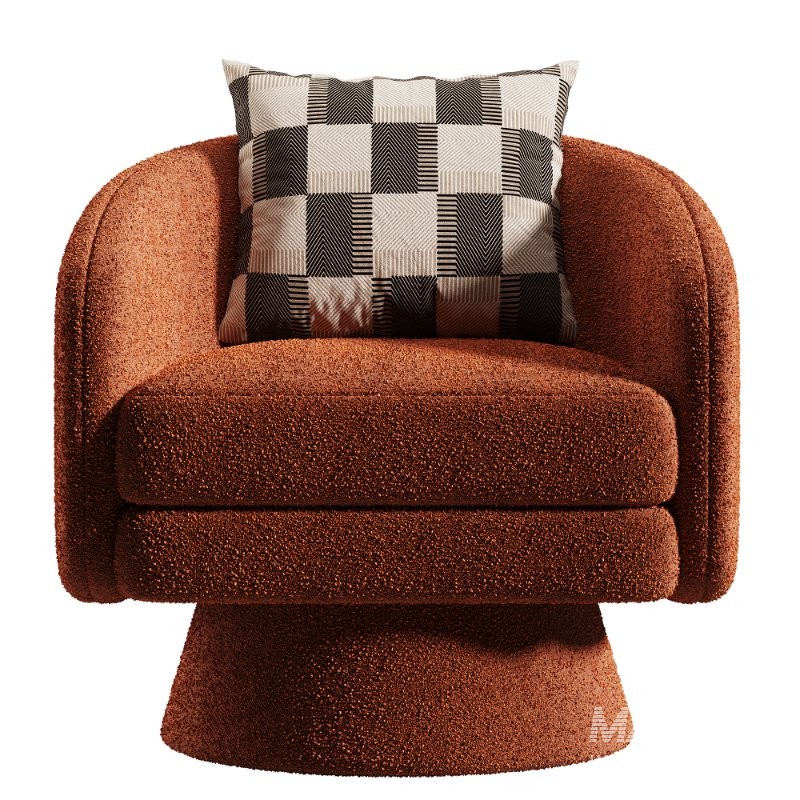 ROCITY Barrel Swivel Accent Chair - Image 4