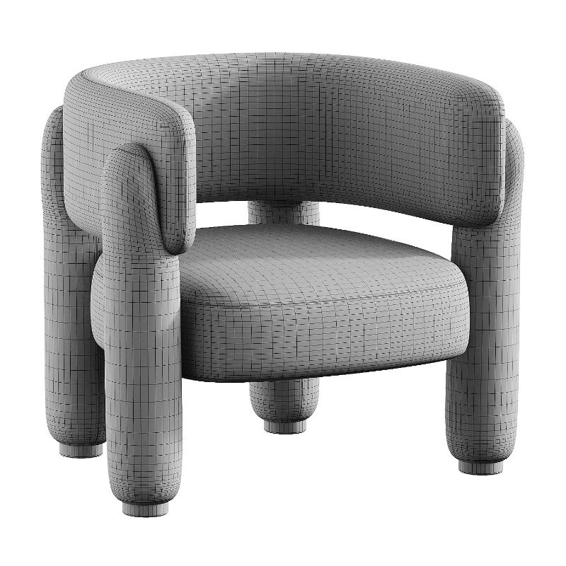 plush armchair - Image 2