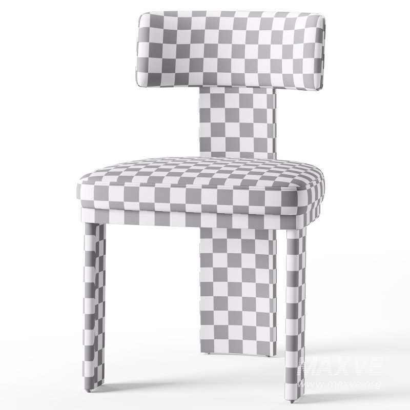 Isadora Isabelline White Fabric Dining Chair - Image 7