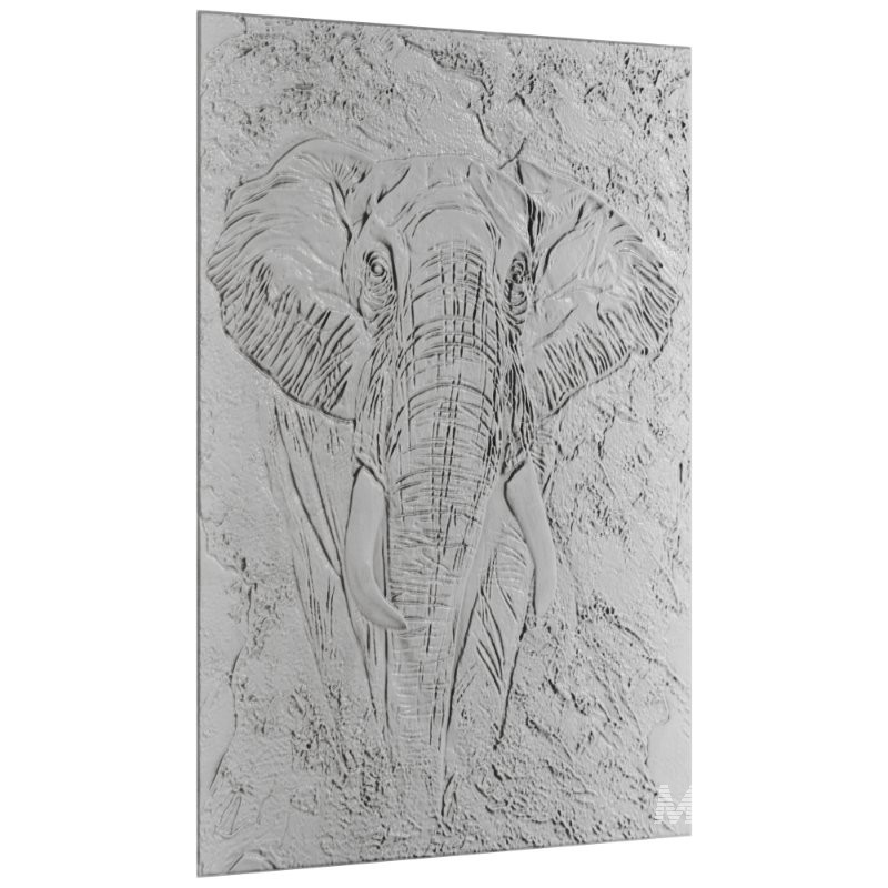 Decorative panel elephant - Image 2
