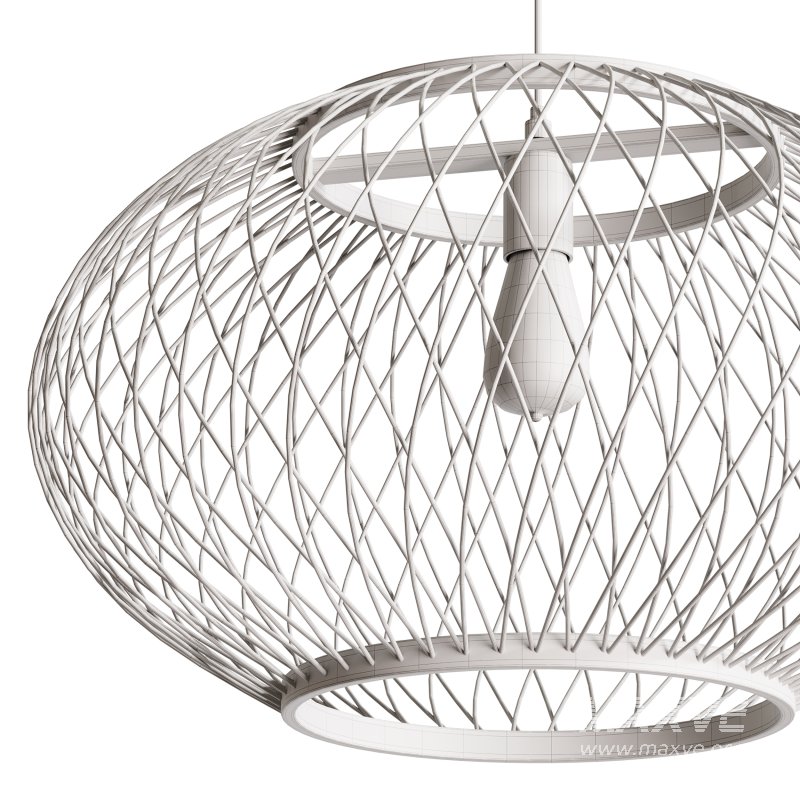 Natural Round Bamboo Hanging Pendant Lights - Image 9