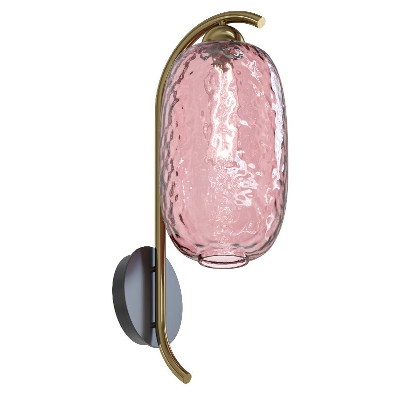 Warm White Brass 11 Inch LED Wall - Image 1