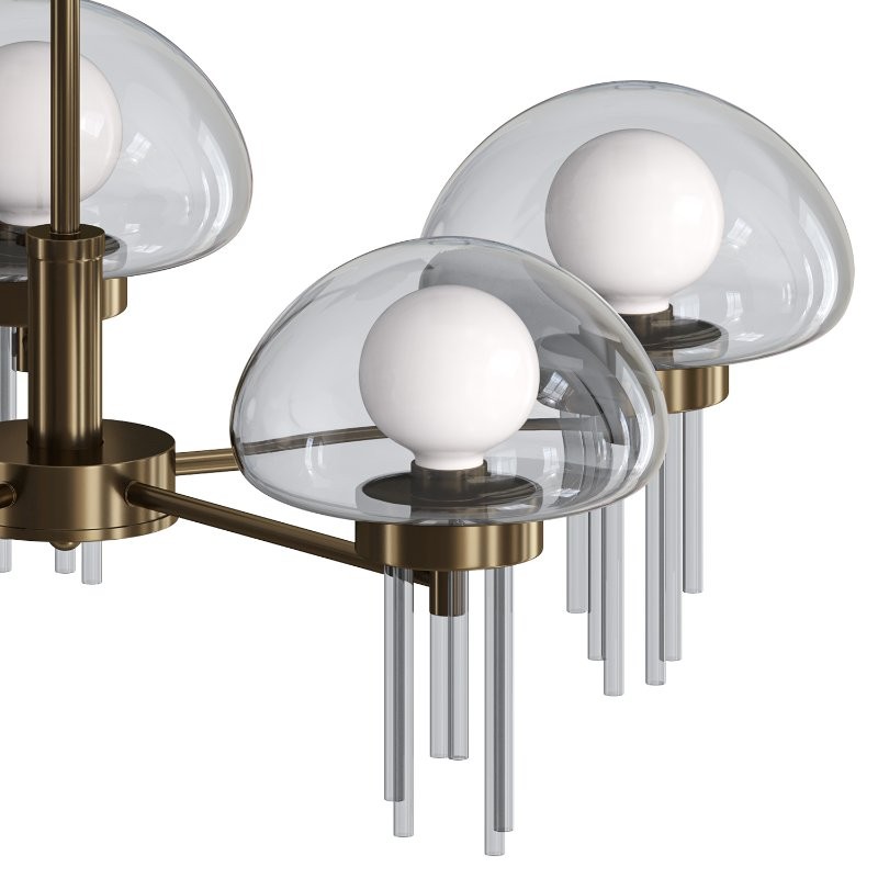 Ceiling chandelier on a rod Lussole GREENSBORO - Image 1