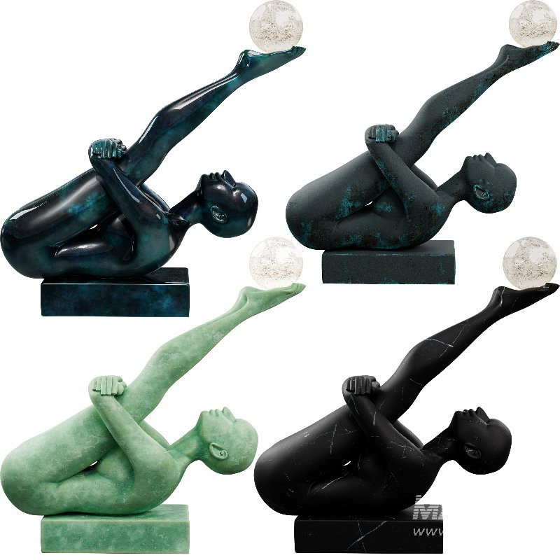 Balancing Human Figure with Light Sphere - Image 1