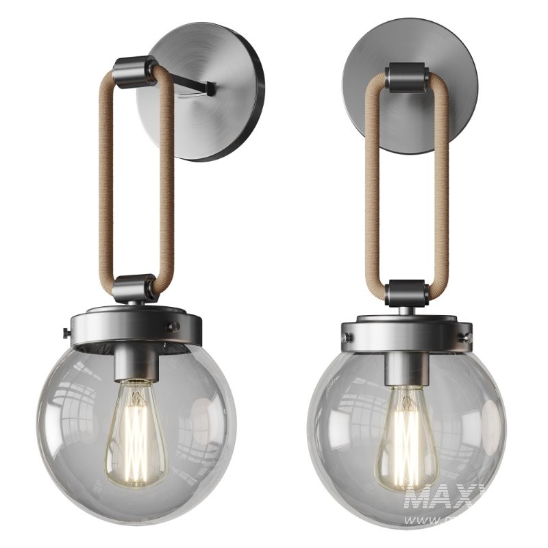 Coastal Cottage Rope Globe Sconce - Image 7