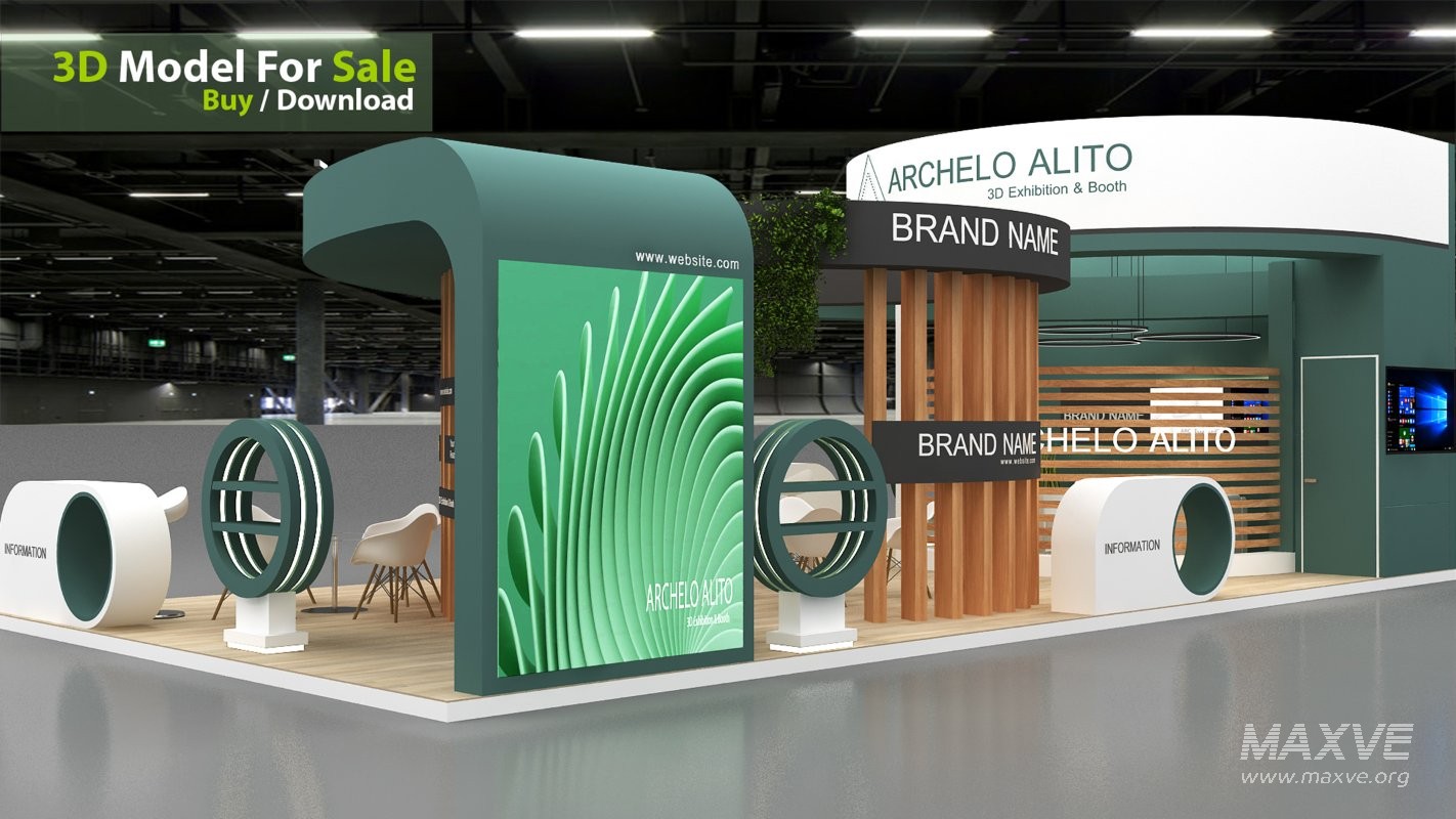 3d exhibition booth - Image 1