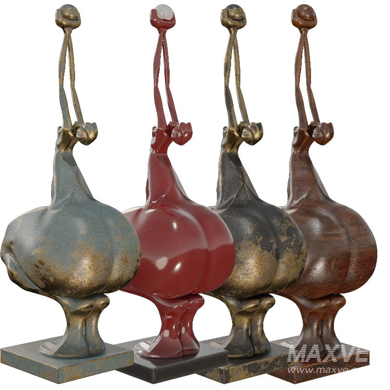 Abstract Human Form Sculpture - Image 2