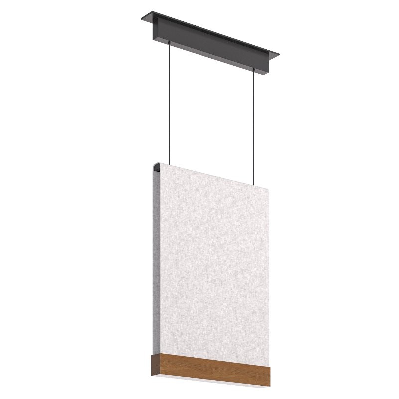 Japanese Wabi sabi Fabric Chandelier - Image 1