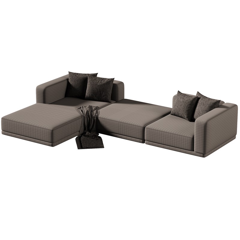 Hesser modular corner sofa by skdesign - Image 3