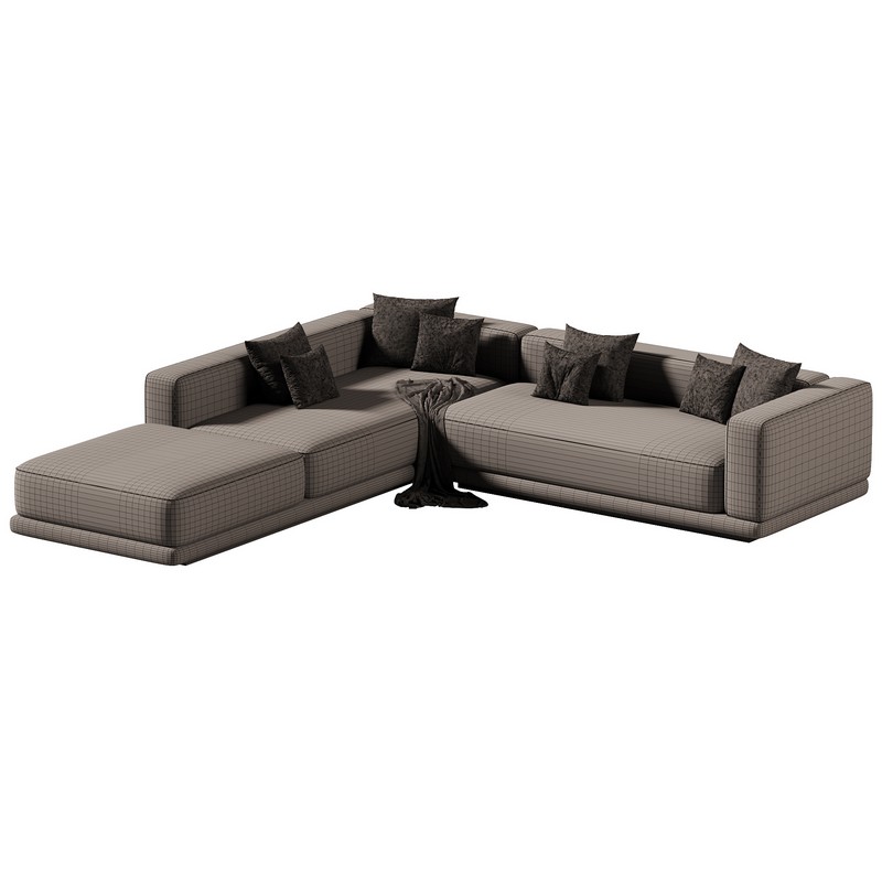Corner sofa Minotti Horizonte Modular Sofa - Image 4