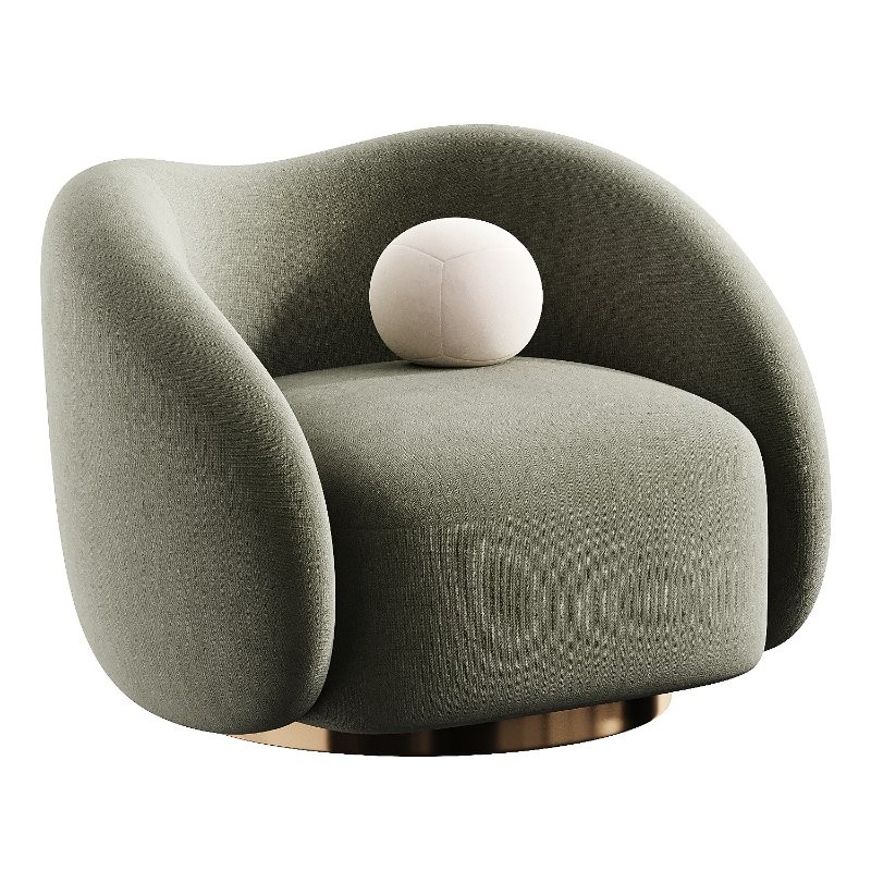 swivel armchair diego - Image 1