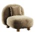 keny wine boucle armchair - Thumbnail 2