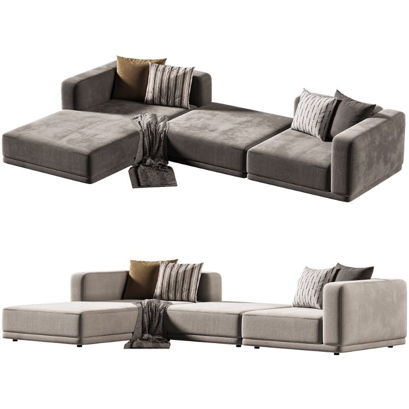 Hesser modular corner sofa by skdesign - Image 1