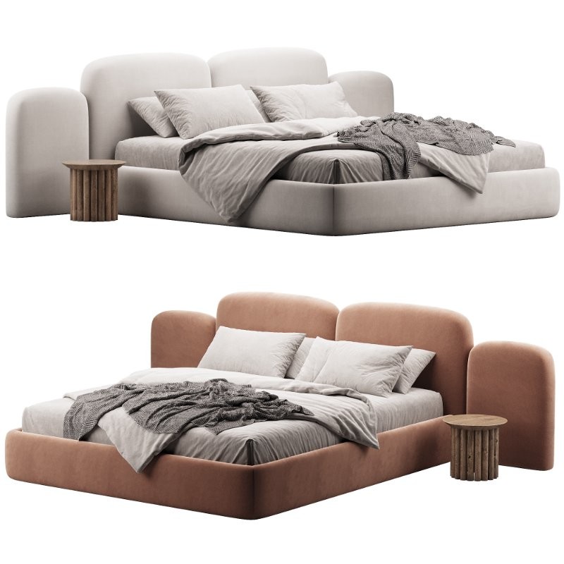 Queen Modern Odasi Takimi Bed by Evmoda - Image 1