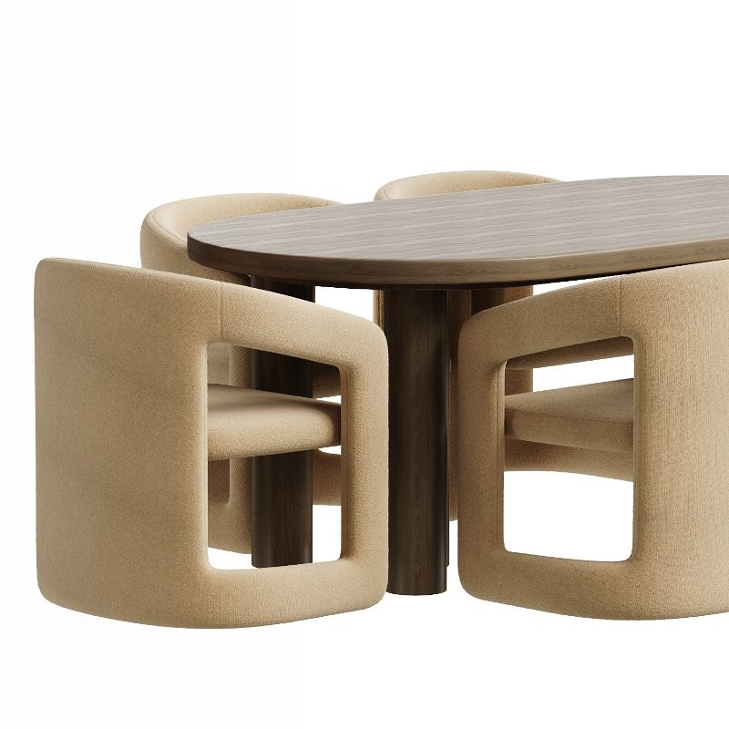 Bromo table and Breslin chair - Image 2