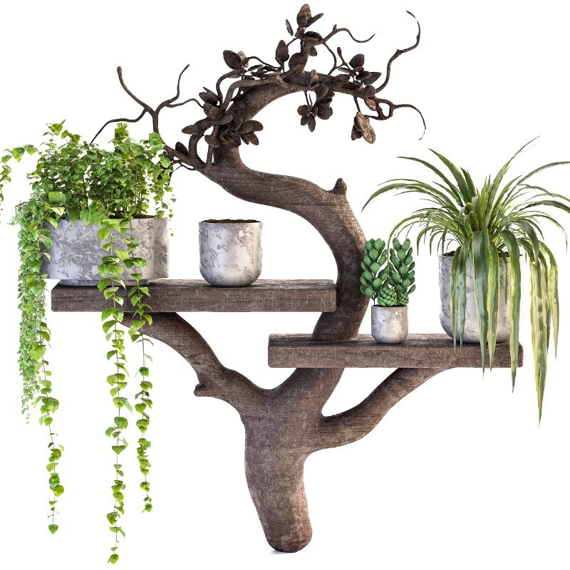 Wooden Shelf Planter - Image 2