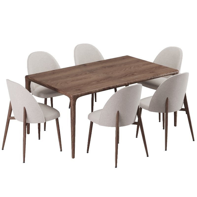 Dinning chair and table321 - Image 1