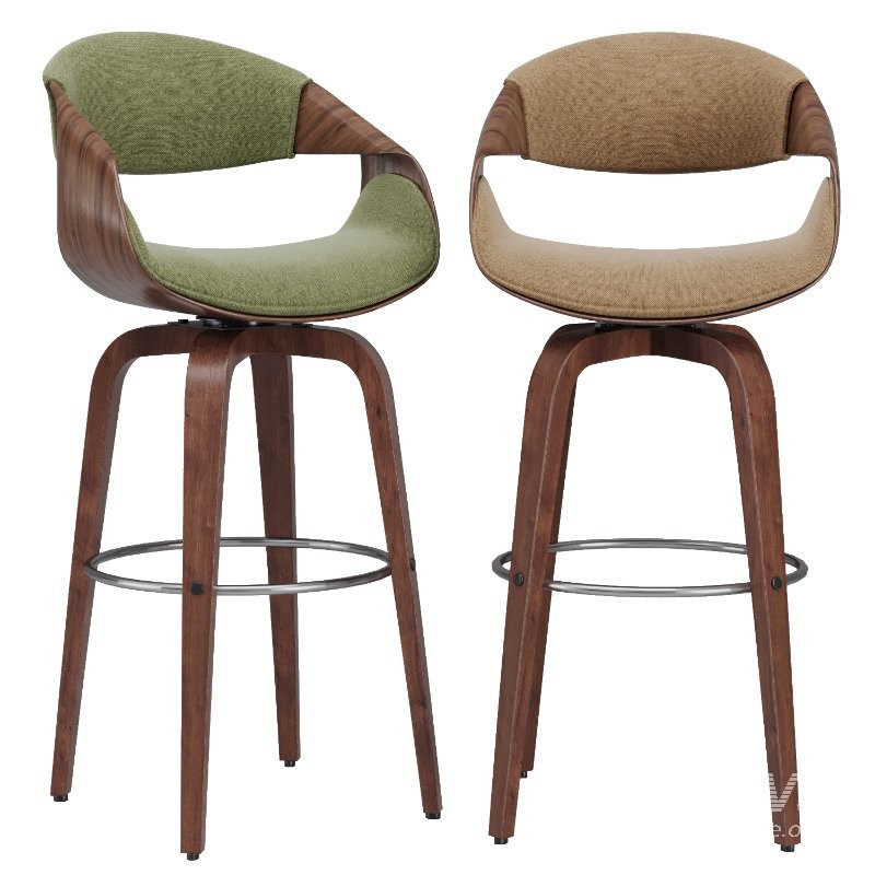 Mid Century Swivel Saddle Seat - Image 5