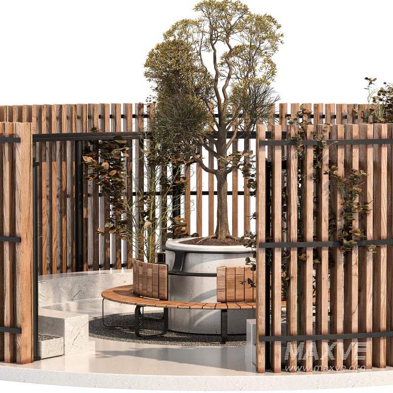 Wooden Garden Pod 02 - Image 6