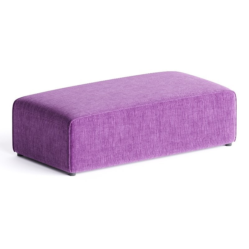 megeve fabric pouf - Image 1