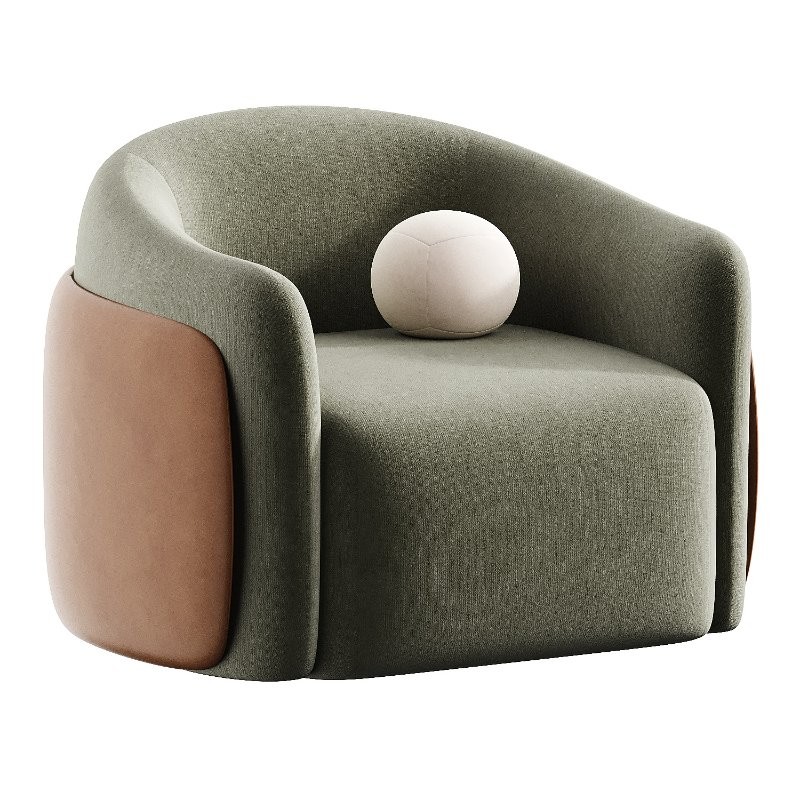 caris swivel lounge chair - Image 1