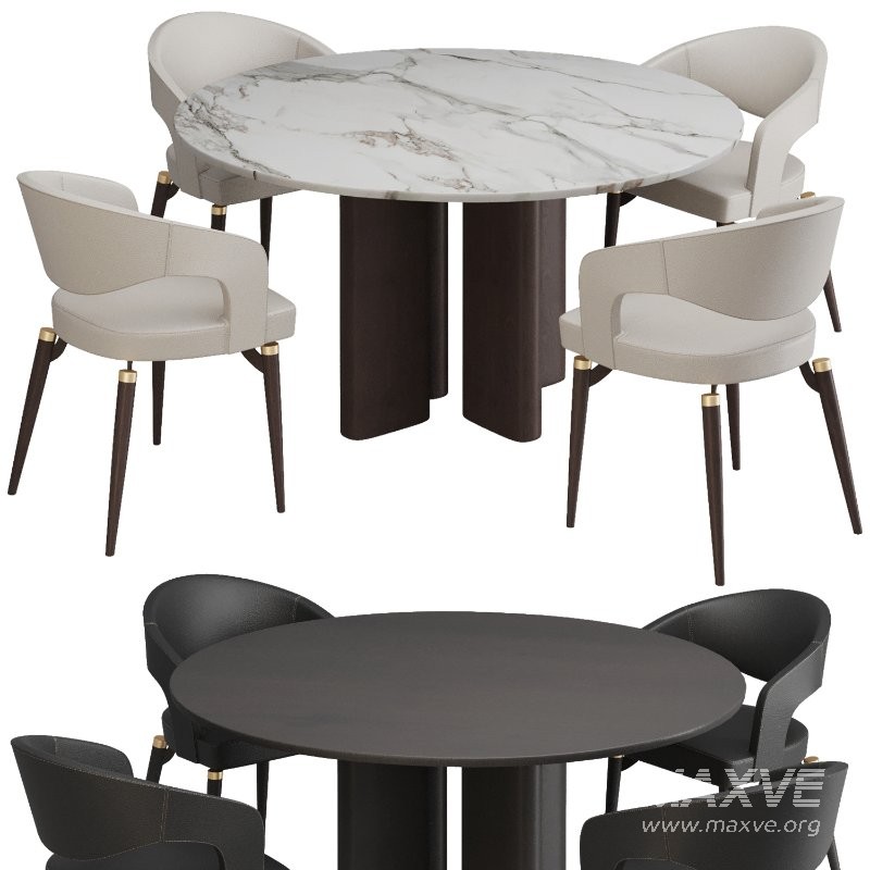 Dinning chair and table319 - Image 1