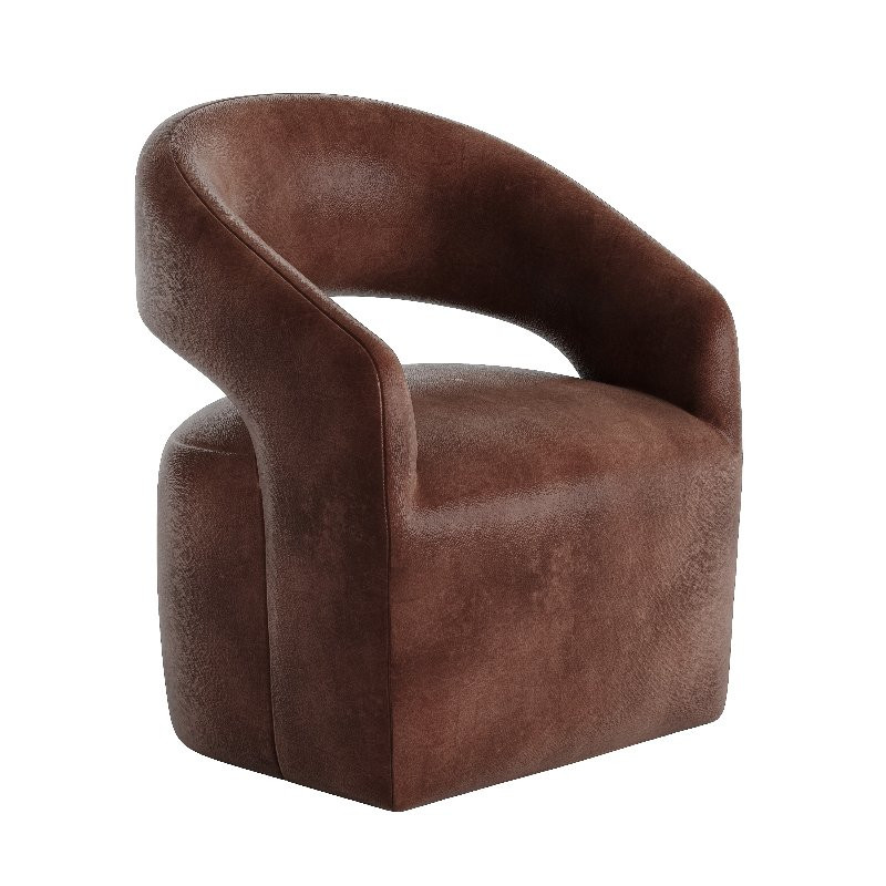 Barrow Rolling Dining Chair White Mist - Image 2