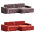 leonard pink sofa - Thumbnail 2