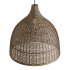 Rattan Pendant Light Handmade Basket Lamp - Thumbnail 8