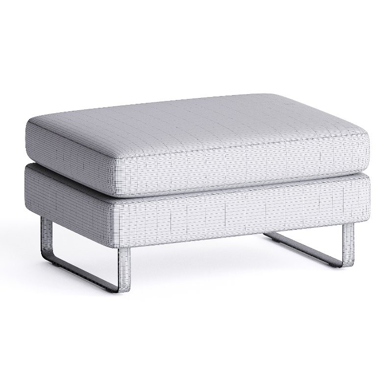 elegance fabric pouf - Image 3