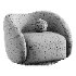 swivel armchair diego - Thumbnail 2