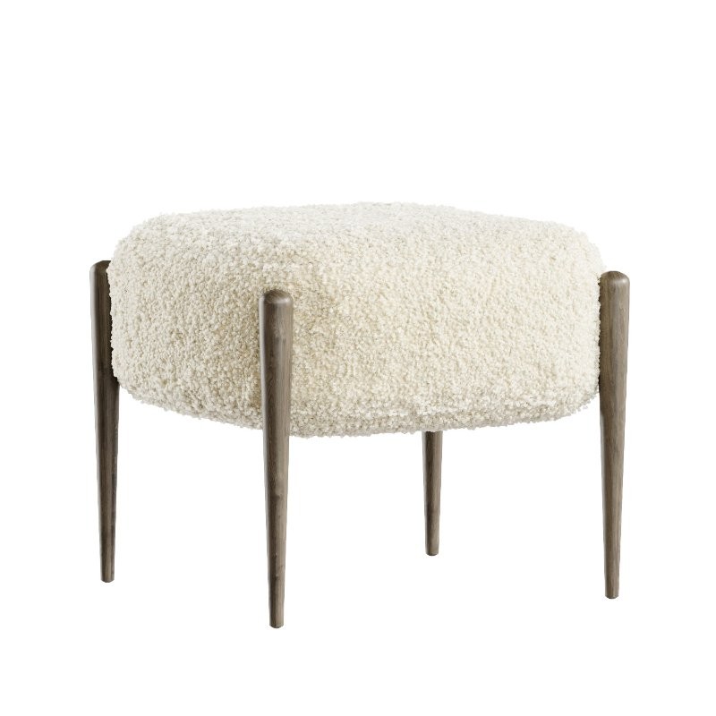 Santi Accent Chair with Ottoman - Image 3