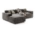 Aris Deep 2-Piece Bench Sectional Sofa with Chaise Lounge - Thumbnail 4