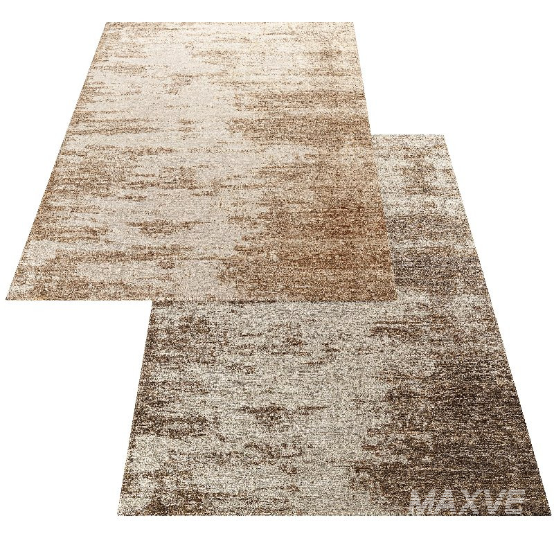 Kasir Wool & Silk Rug Set 05 - Image 3