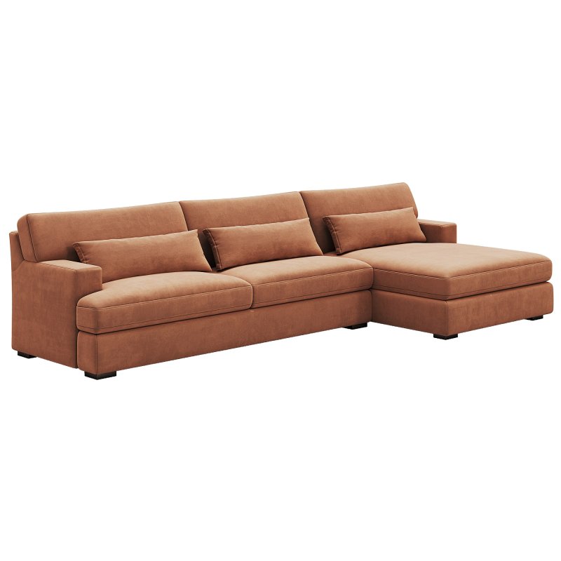 Dune Two-Piece Large Chaise Sectional By Arhaus - Image 2