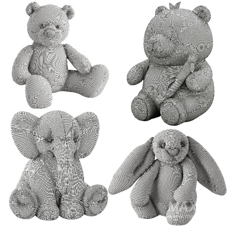 Plush Toys Set 05 - Image 4