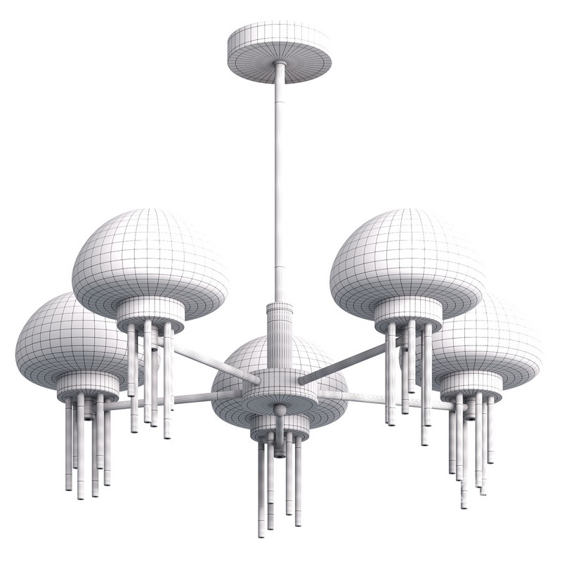 Ceiling chandelier on a rod Lussole GREENSBORO - Image 2