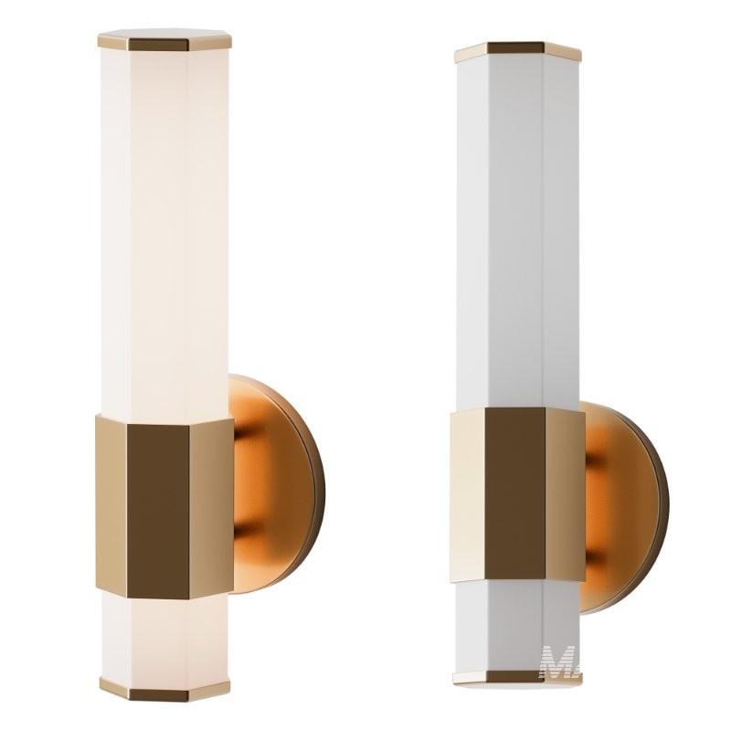 Contemporary Hexagon LED Bath Sconce - Image 4