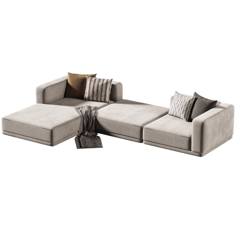 Hesser modular corner sofa by skdesign - Image 2