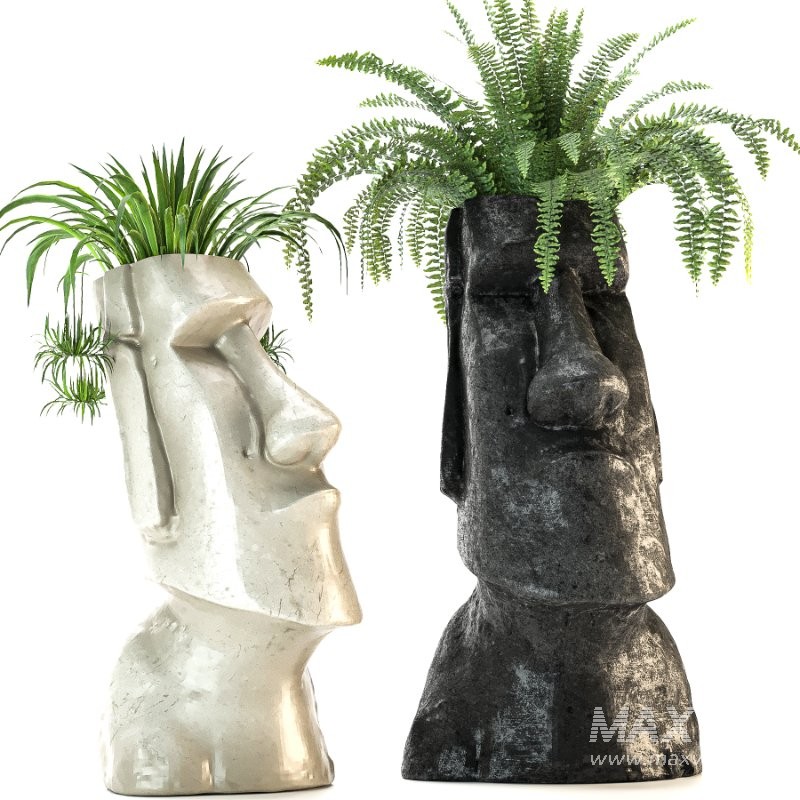 Easter Island Planter 03 - Image 3