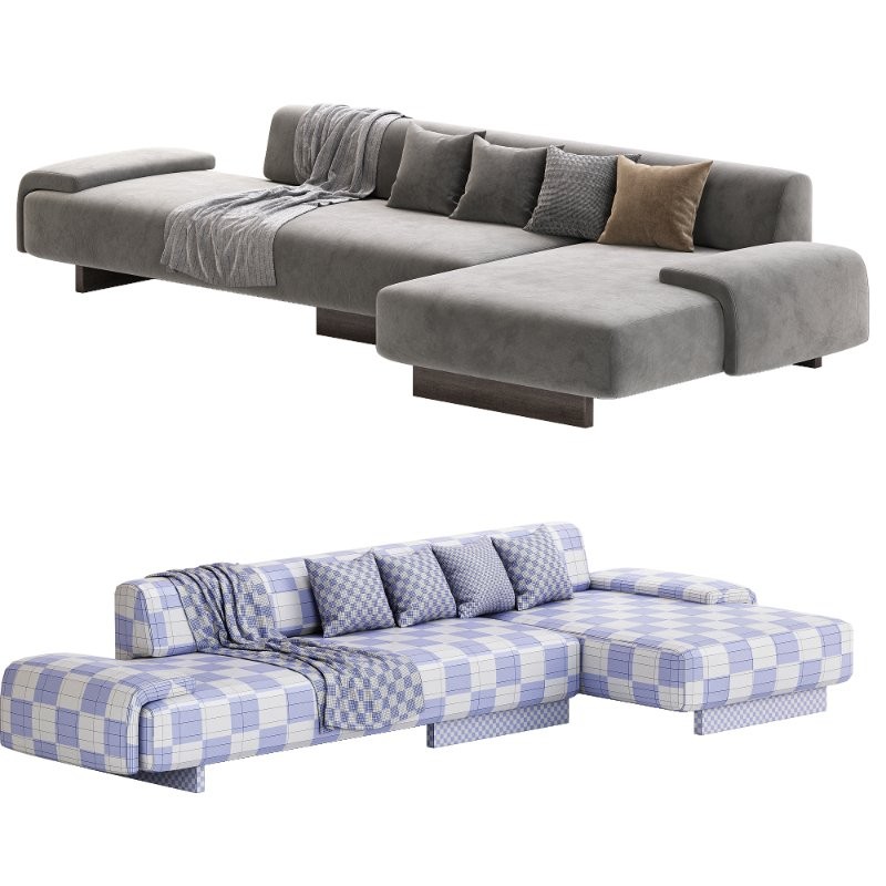 Loveland sofa set 2 By Moroso - Image 3